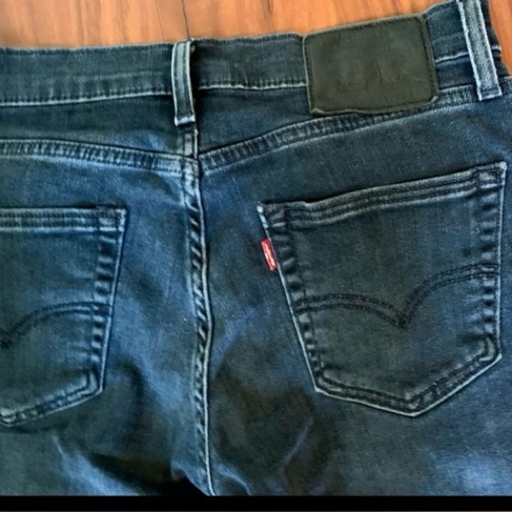 LN MEN’S 511 PREMIUM LEVI JEANS. SLIM FIT, DARK WASH. - Picture 4 of 8